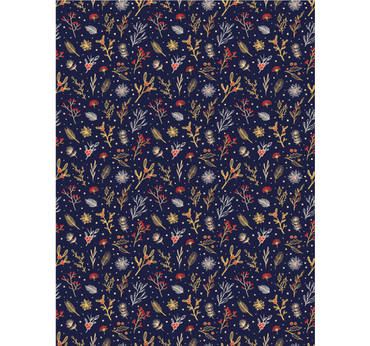 Floral Nature Pattern blind flowers - TenStickers