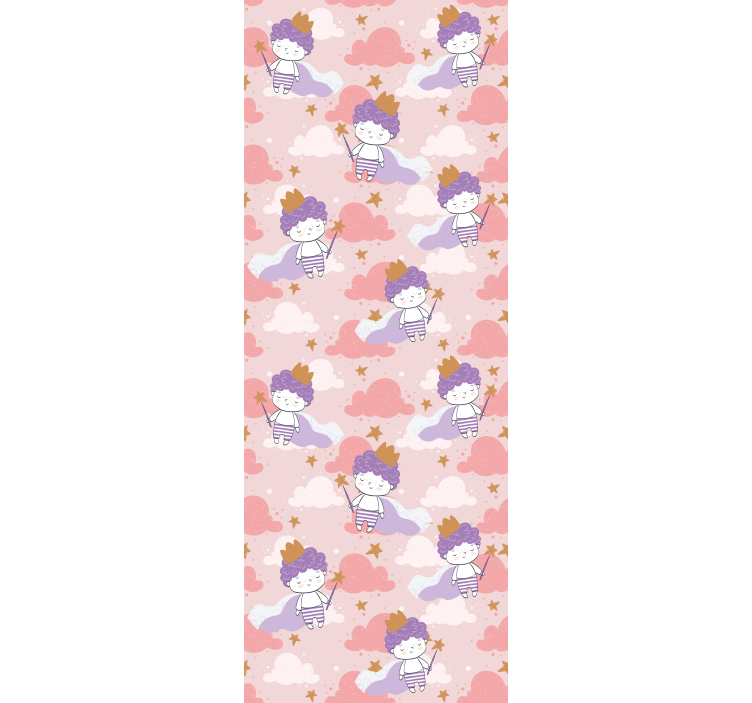 Cuddly princesses and clouds blind kids - TenStickers