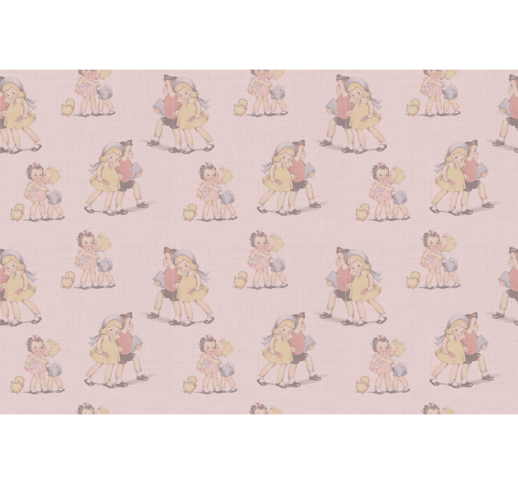 Children playing together blind original - TenStickers