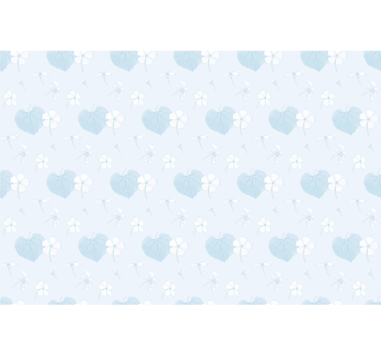 Delicate Floral Hearts blind flowers - TenStickers