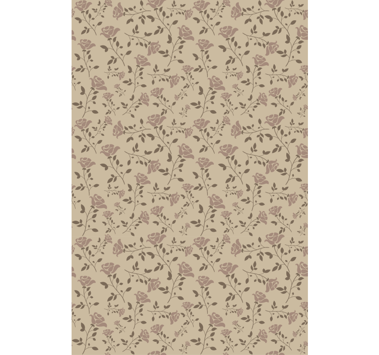 Subtle Botanical Features floral blind - TenStickers