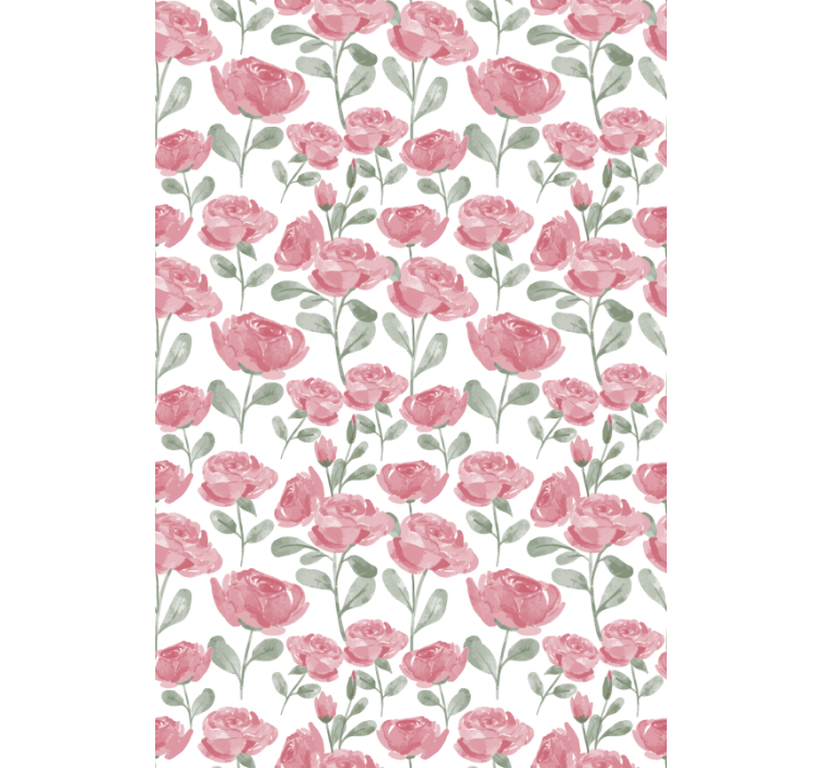 Aquarella roses blind flowers - TenStickers