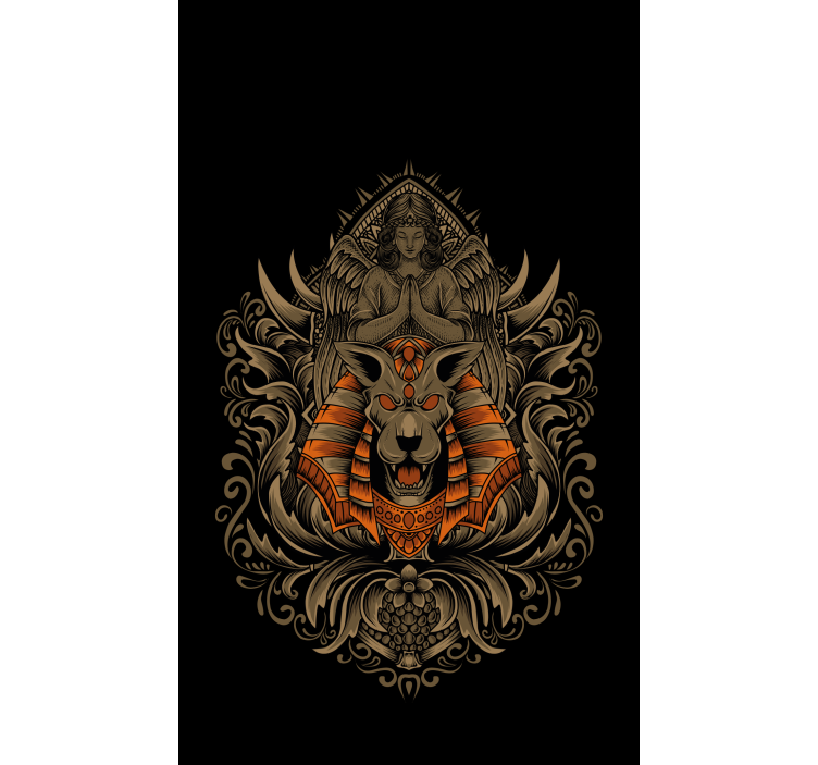 Lion Head Design other blind - TenStickers