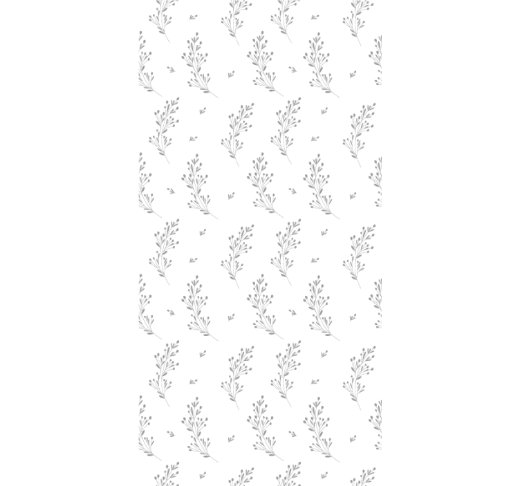 Subtle blossom motif floral blind - TenStickers
