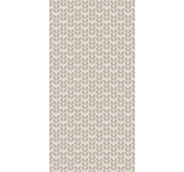 Blind flowers leaf pattern design - TenStickers