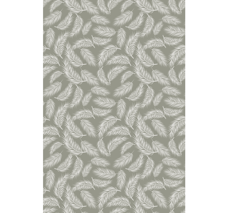 Leaf Patterned Design blind flowers - TenStickers