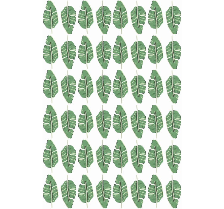 Leaf Pattern Motif blind flowers - TenStickers