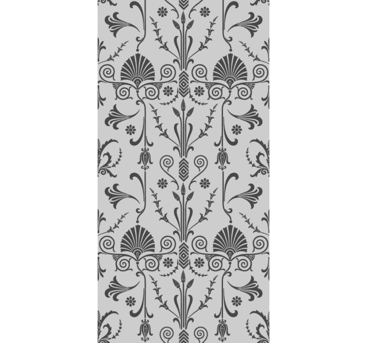 Graceful Botanical Arrangements floral blind - TenStickers