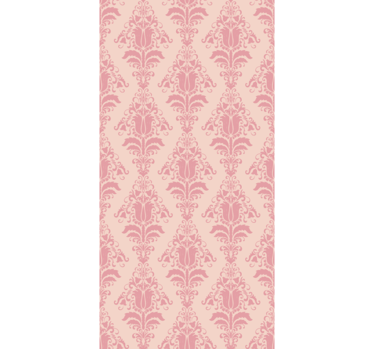 Elegant blind in pink floral design - TenStickers