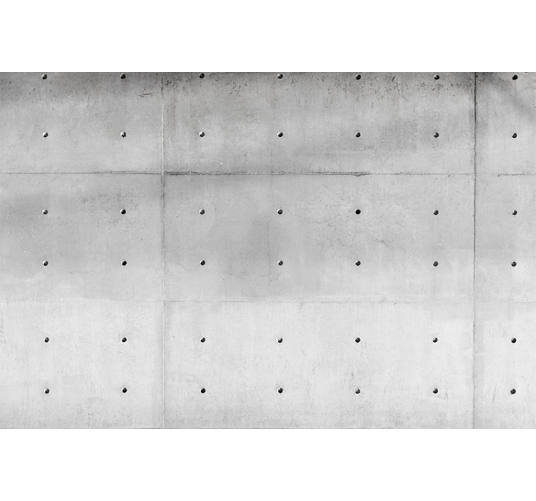 Pattern roller blind concrete inspired design - TenStickers