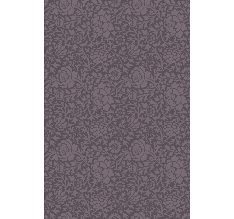 Elegant grey pattern floral blind - TenStickers