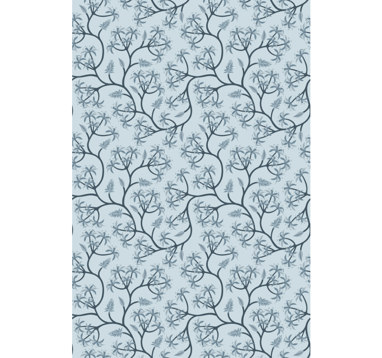 Elegant Botanical Pattern blind flowers - TenStickers