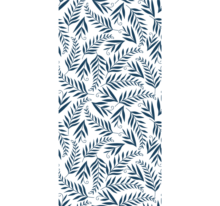 Foliage Botanical Motif blind flowers - TenStickers
