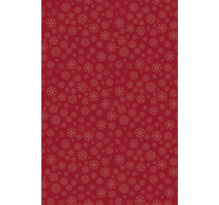 Snowflake pattern blind red - TenStickers