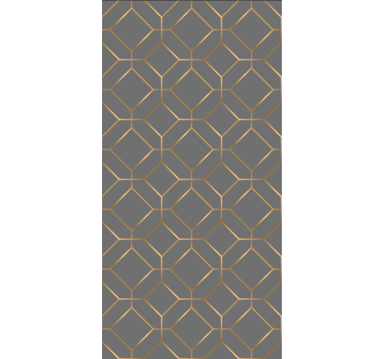 Geometric Patterned Design pattern roller blind - TenStickers