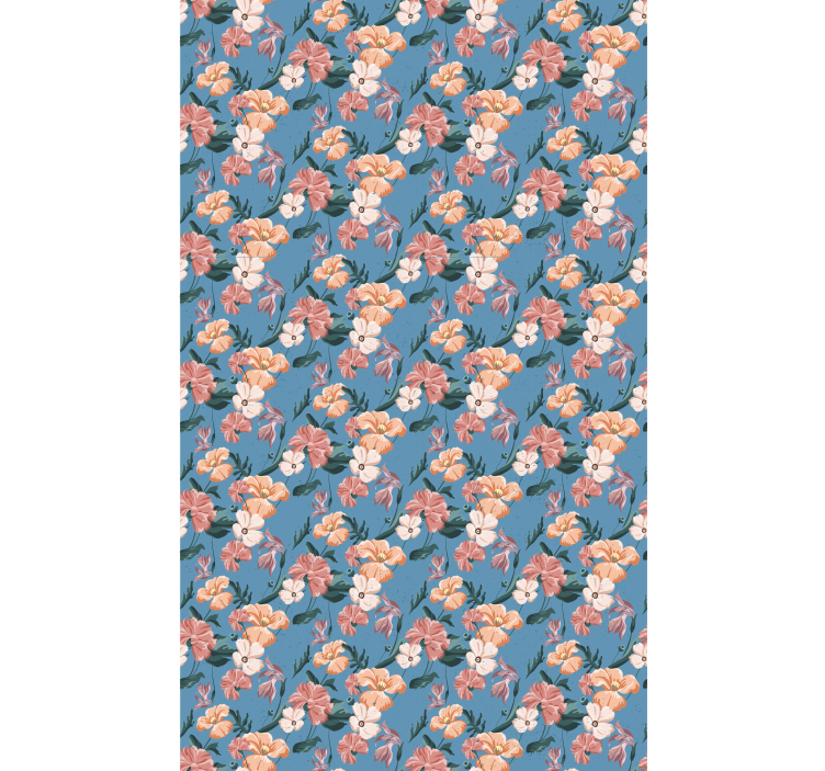 Floral Pattern Delight blind flowers - TenStickers