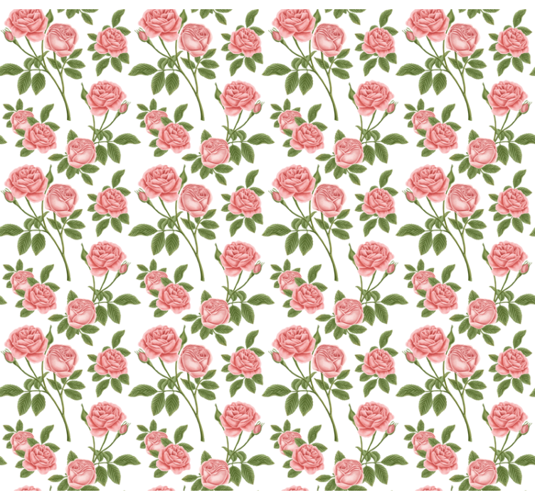Beautiful Roses Pattern blind flowers - TenStickers