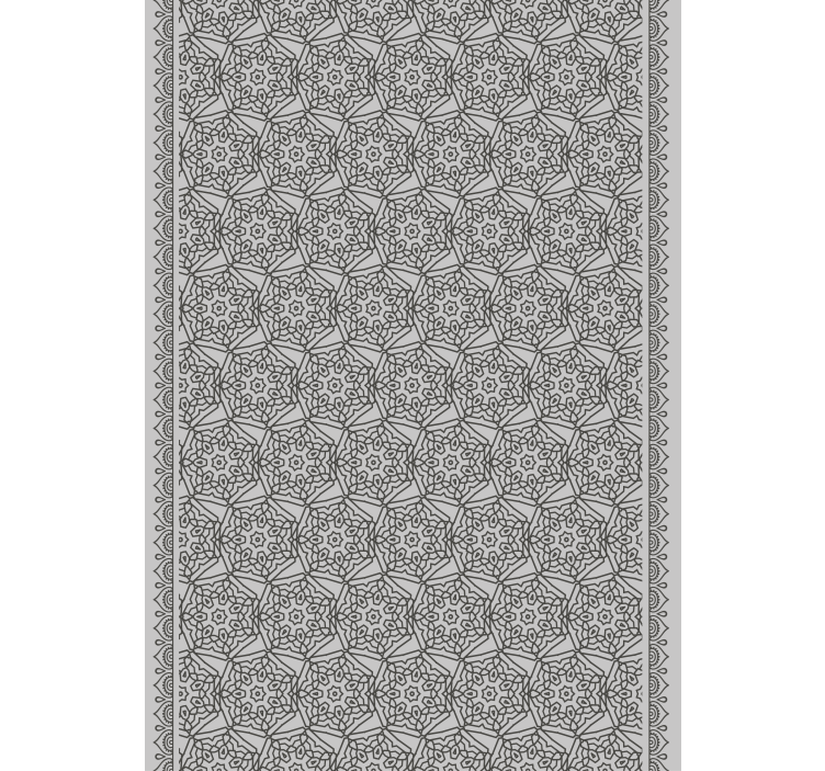 Pattern roller blind with intricate geometric design - TenStickers