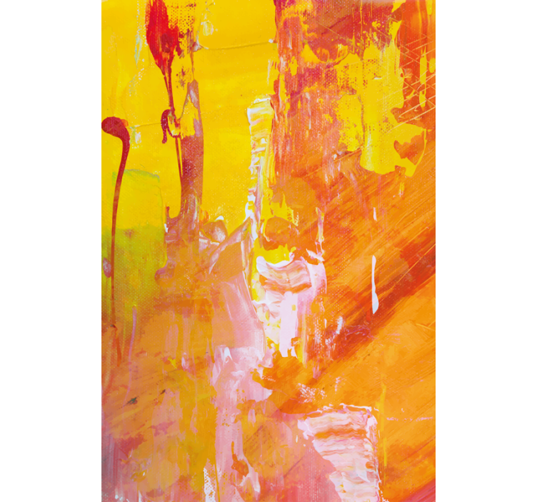 Vibrant Abstract Splashes pattern roller blind - TenStickers