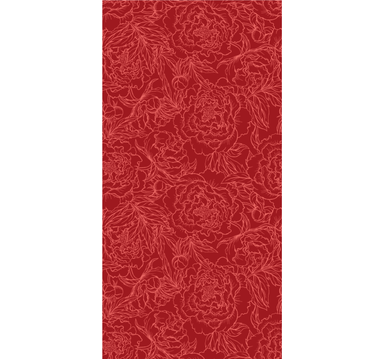 Elegant Floral Compositions floral blind - TenStickers