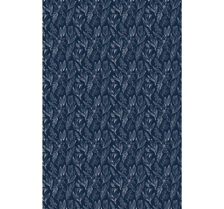 Floral Motif Elegance blind flowers - TenStickers