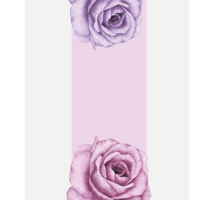 Purple Rose Accent blind flowers - TenStickers