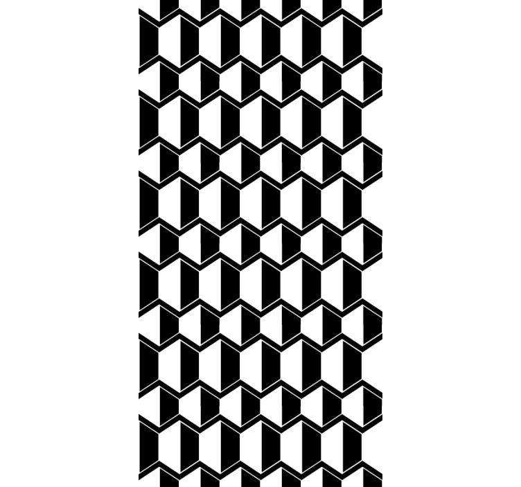 Geometric Monochrome Pattern other blind - TenStickers