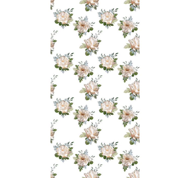 Cosmopolitan-style design floral blind - TenStickers