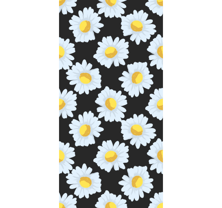 Daisy Flower Theme blind flowers - TenStickers