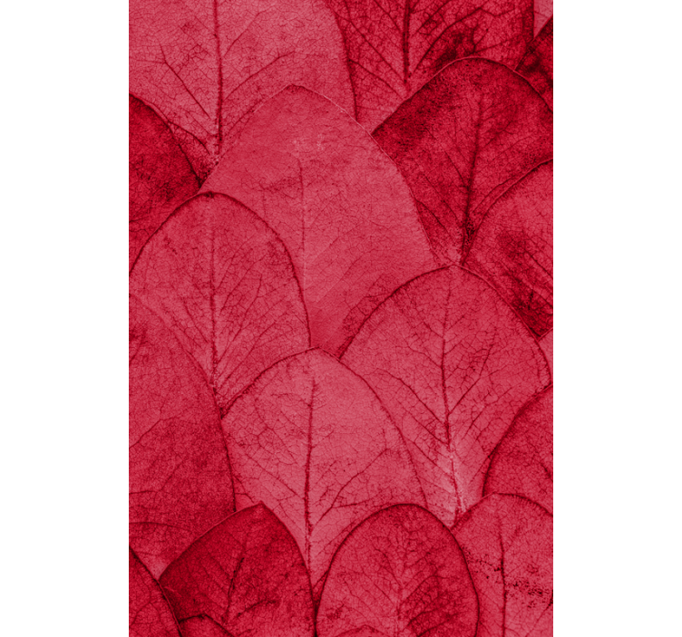 Purple Leaves Living room blind - TenStickers