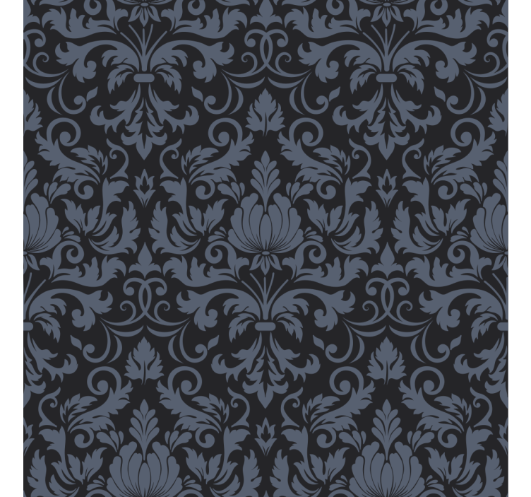 Dark Damask Ornaments Classic Window Blind - TenStickers