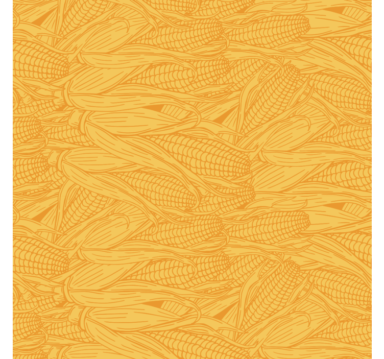 Corn shades pattern yellow blind - TenStickers