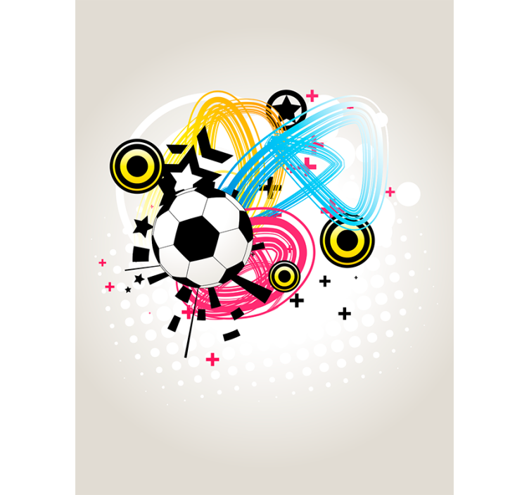Passion in motion football roller blind - TenStickers
