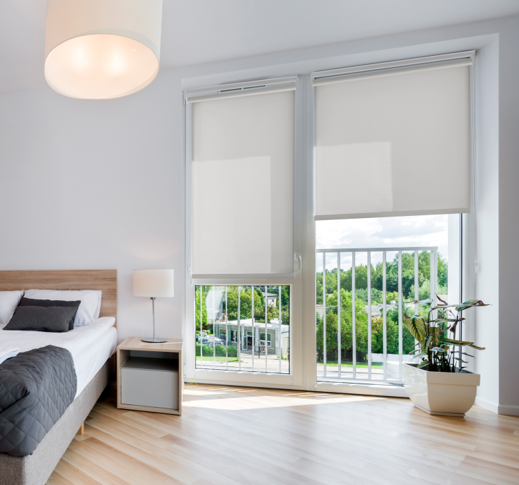 Silver translucent Living room blind - TenStickers