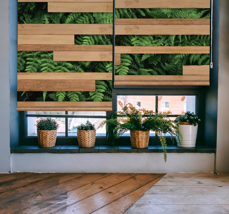 Lush Greenery Overlay blind trees - TenStickers