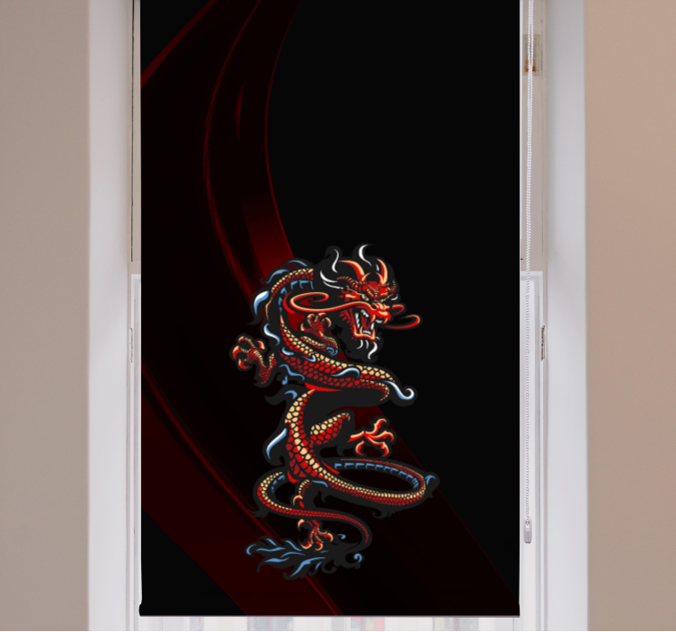 Asian Mythical Creature animal blind - TenStickers