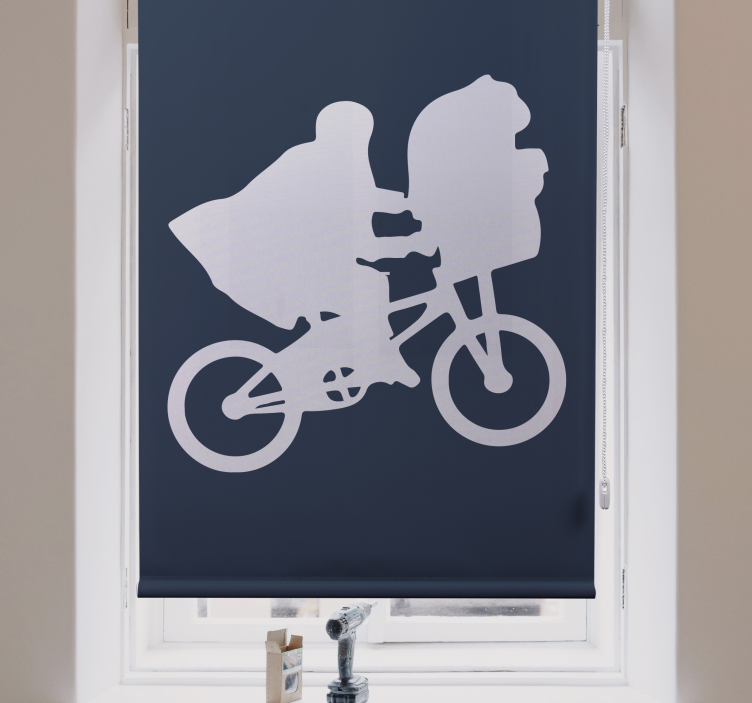 Bicycle Silhouette tv series blind - TenStickers