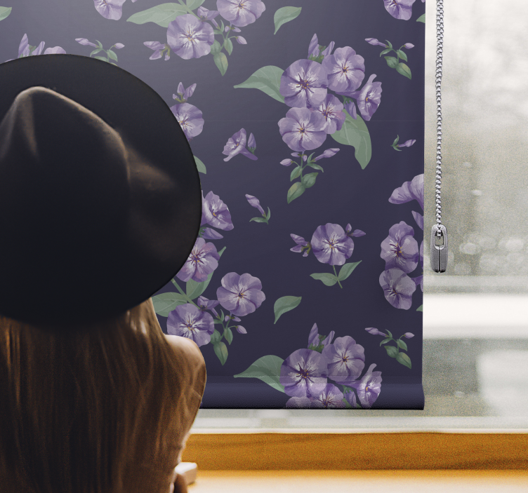 Blossoming Elegance blind flowers - TenStickers