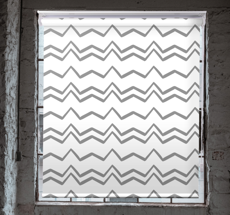 Chevron stripes pattern pattern roller blind - TenStickers