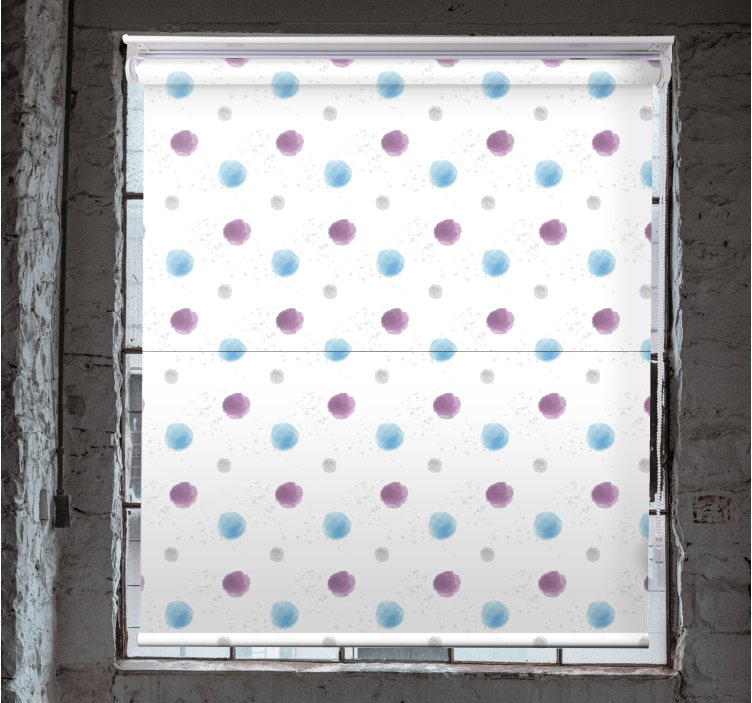 Colorful patterned dots blind kids - TenStickers