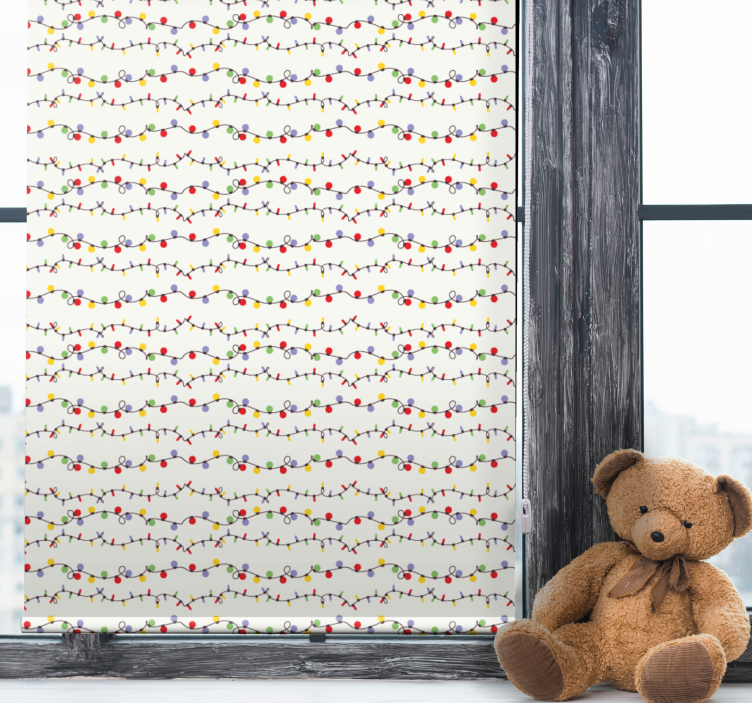 Colorful string lights blind kids - TenStickers