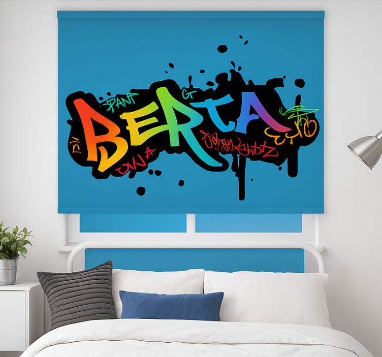 Custom colorful graffiti blind kids - TenStickers