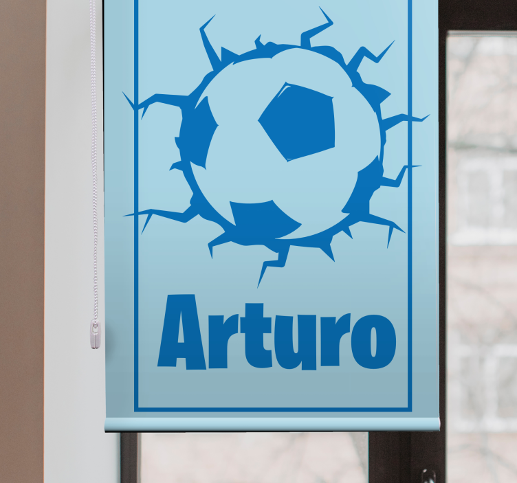 Customized Soccer Design sports blind - TenStickers