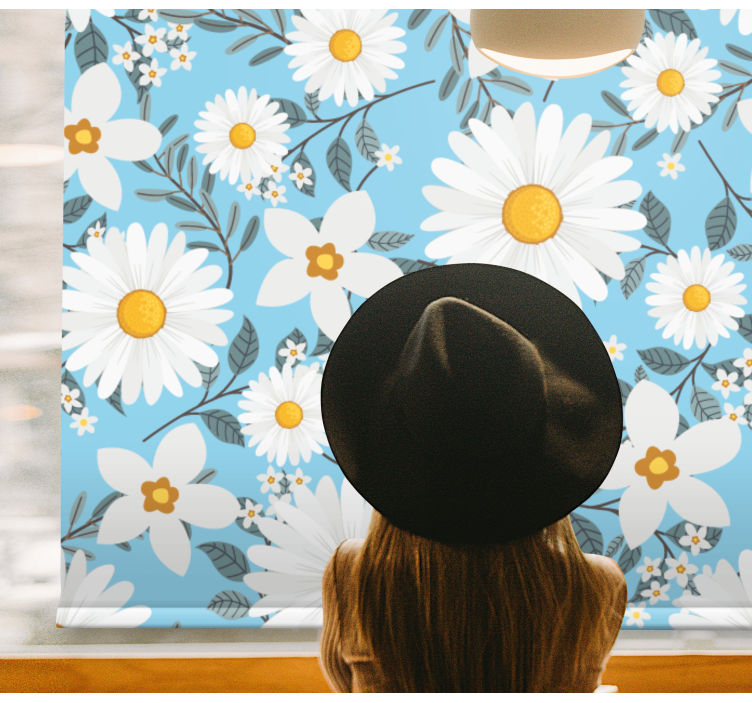 Daisies Blooming Bright blind flowers - TenStickers