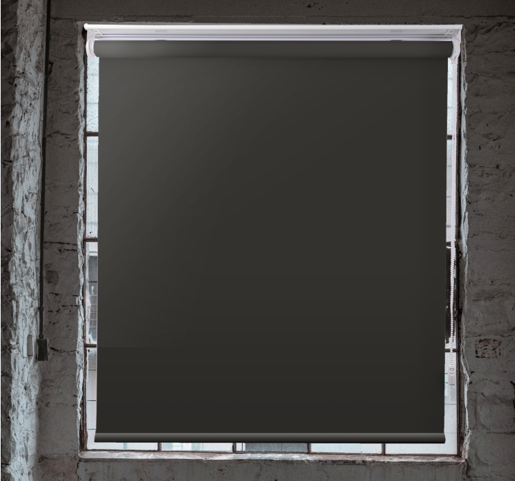 Darkened Window Covering blackout roller blind - TenStickers