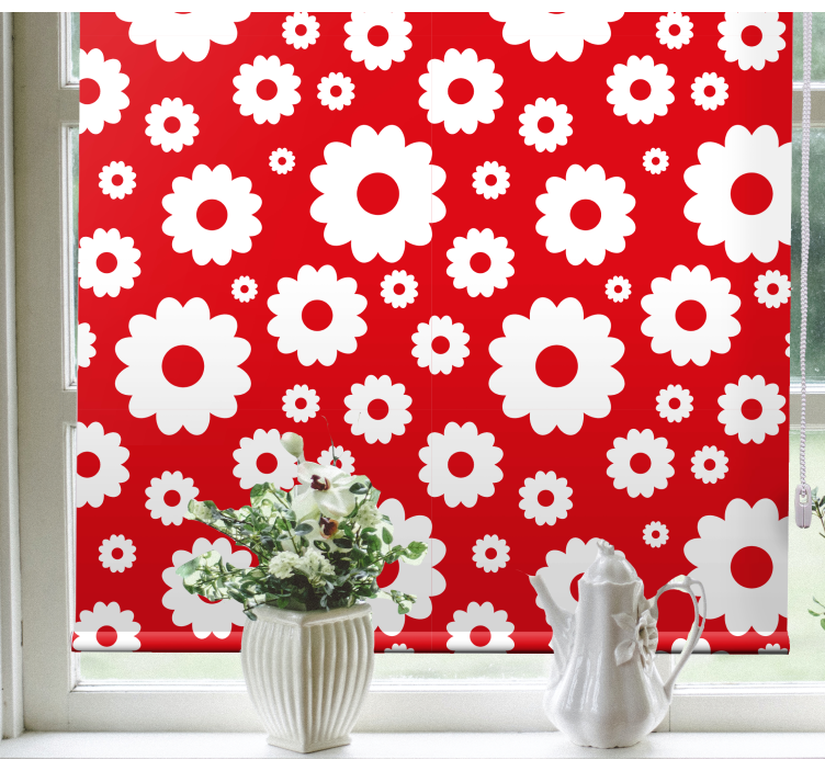 Delightful Botanical Motif floral blind - TenStickers
