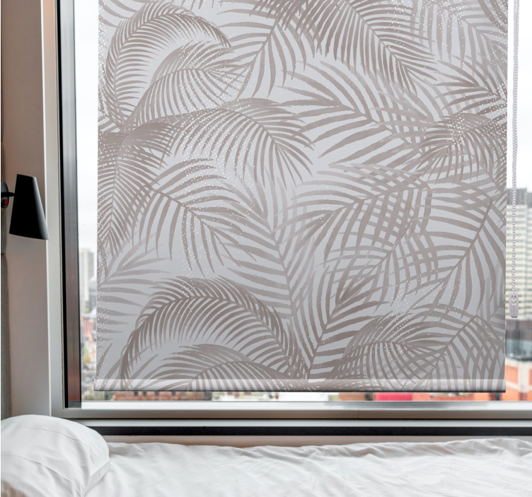 Elegant Palm Leaf blind flowers - TenStickers