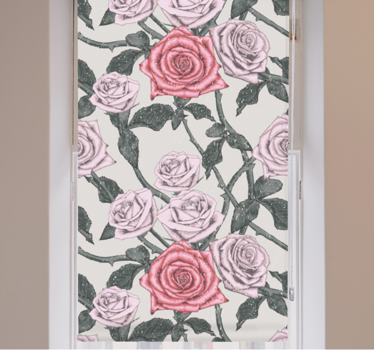 Elegant Rose Arrangement blind flowers - TenStickers