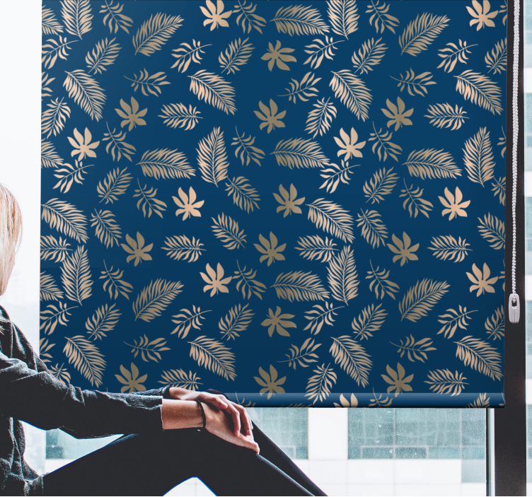 Exquisite Floral Pattern blind flowers - TenStickers