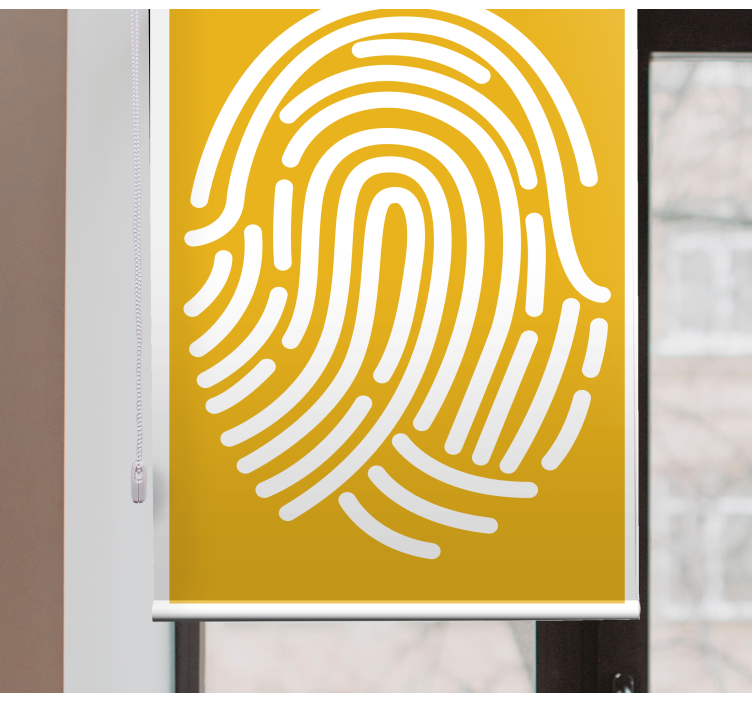 Fingerprint Pattern blind geek - TenStickers